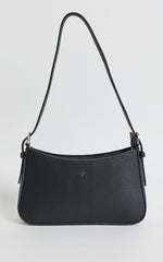 Peta and Jain - Lilu Shoulder Bag in Black Pebble/Gold