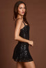Embellished Peekaboo Corset A-Line Mini Dress in Black Zebra