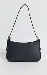 Peta and Jain - Lilu Shoulder Bag in Black Pebble/Gold